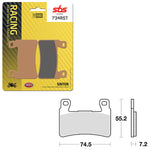 SBS ROAD RACING & TRACKDAYS SINTER FRONT BRAKE PAD (6470734108)