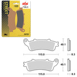 SBS PERFORMANCE LS SINTER REAR BRAKE PAD (6260736108)