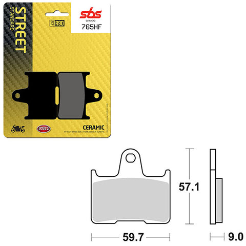 SBS ATV/UTV CERAMIC BRAKE PAD (6190765108)