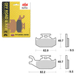 SBS ATV/UTV EVO SINTER BRAKE PAD (6450767100)