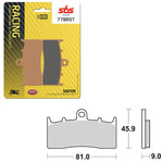 SBS ROAD RACING & TRACKDAYS SINTER FRONT BRAKE PAD (6470778108)