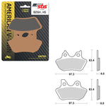 SBS HIGH PERFORMANCE & NO DUST SINTER FRONT BRAKE PAD (6550826108)