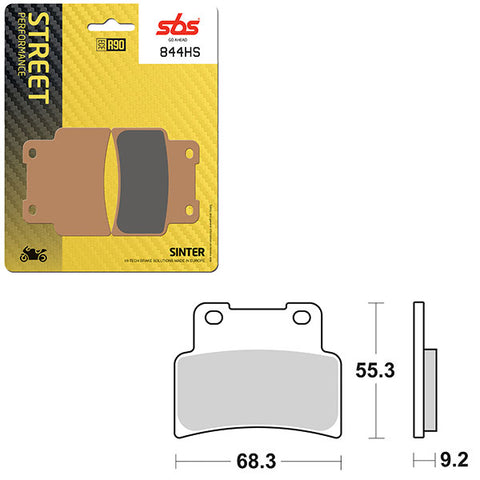 SBS PERFORMANCE HS SINTER FRONT BRAKE PAD (6250844108)