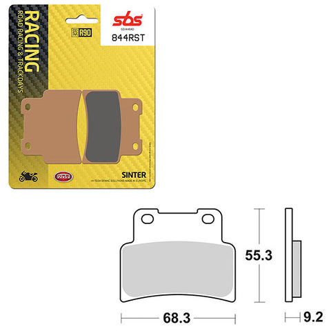 SBS ROAD RACING & TRACKDAYS SINTER FRONT BRAKE PAD (6470844108)