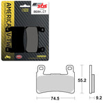 SBS HIGH POWER & NOISE REDUCTION CARBON FRONT BRAKE PAD (6510860108)