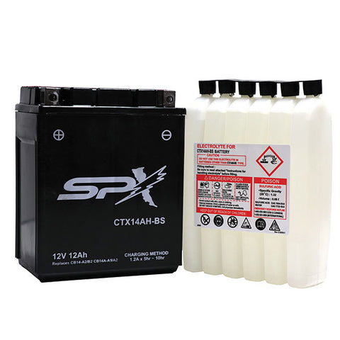 SPX HIGH PERFORMANCE BATTERY & ACID (CTX14AH-BS)