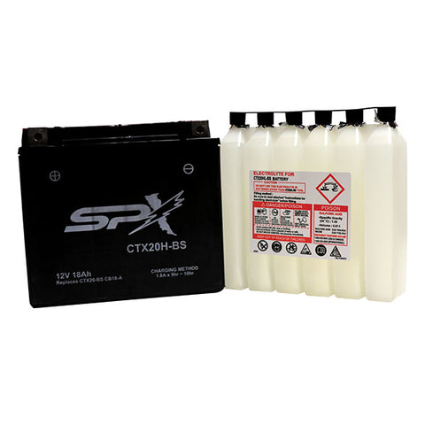 SPX HIGH PERFORMANCE BATTERY & ACID (CTX20H-BS)