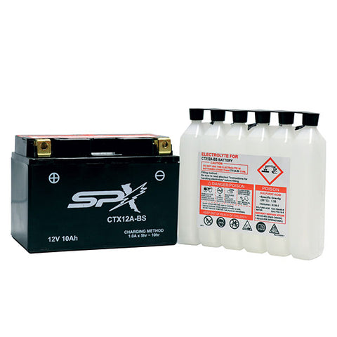 SPX HIGH PERFORMANCE BATTERY & ACID (CTX12A-BS)