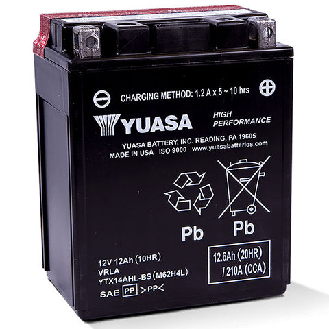 YUASA AGM Battery (YUAM62H4L)