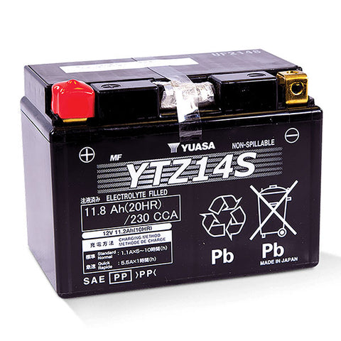 Yuasa YTZ Series Battery (YUAM72Z14)