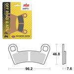 SBS EVO SINTER BRAKE PAD (6450898100)