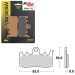 SBS HIGH PERFORMANCE & NO DUST SINTER FRONT BRAKE PAD (6550900108)