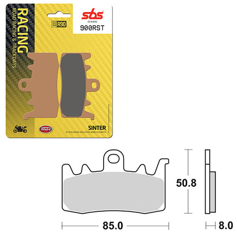 SBS ROAD RACING & TRACKDAYS SINTER FRONT BRAKE PAD (6470900108)