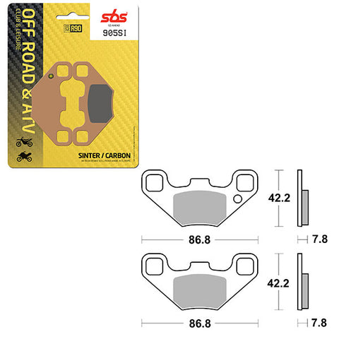 SBS ATV/UTV SINTER BRAKE PAD (6240905108)