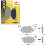 SBS DS-2 DUAL SINTER DYNAMIC RACING CONCEPT PAD (6410931108)