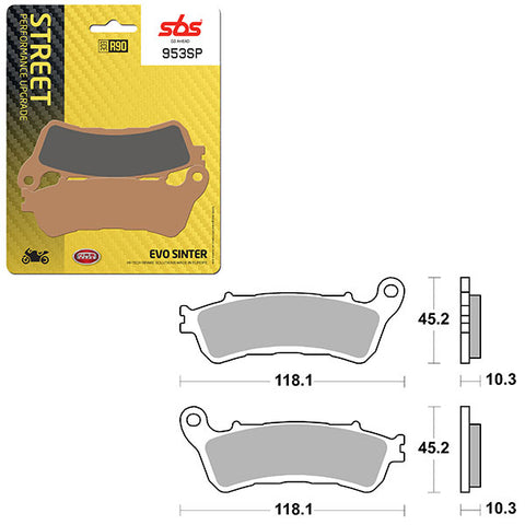 SBS SP EVO SINTER FRONT BRAKE PAD (6390953108)