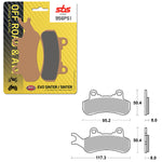 SBS ATV/UTV EVO SINTER BRAKE PAD (6450956108)