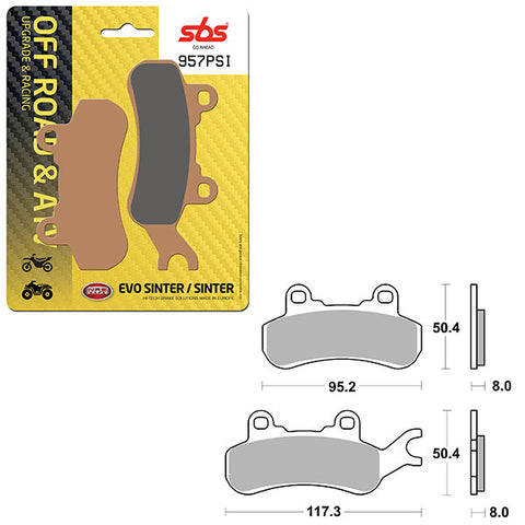 SBS ATV/UTV EVO SINTER BRAKE PAD (6450957108)