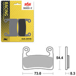SBS DS-2 DUAL SINTER DYNAMIC RACING CONCEPT PAD (6410960108)
