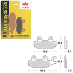 SBS ATV/UTV EVO SINTER BRAKE PAD (6450973108)