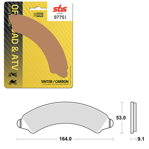 SBS ATV/UTV SINTER BRAKE PAD (6240977108)