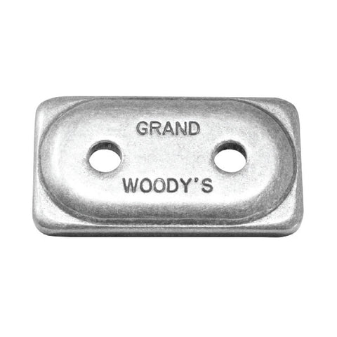 WOODY'S ALUMINUM GRAND DIGGER DOUBLE BACKER PLATES (ADG-3775)