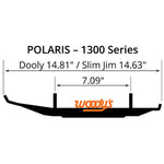 WOODY'S POLARIS SLIM JIM 4'' (SP4-1300)