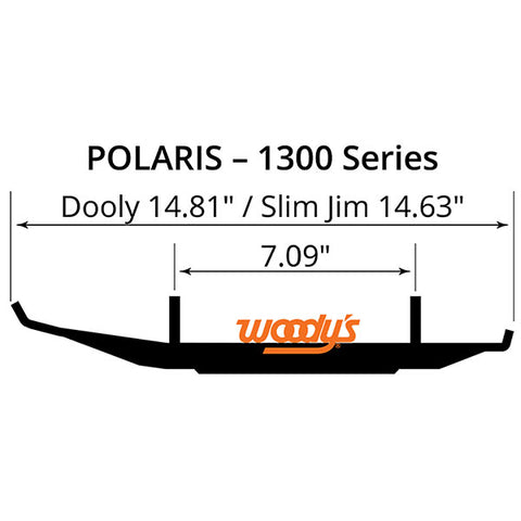 WOODY'S POLARIS SLIM JIM 4'' (SP4-1300)