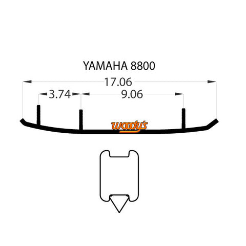 TRAIL PERF. CARBIDE YAMAHA PR (TYV4-8800)
